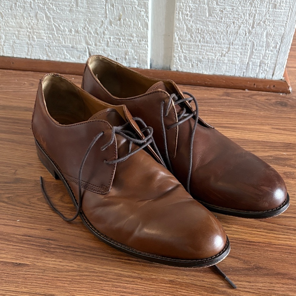 Johnston & Murphy Brown Leather Oxfords - size 12